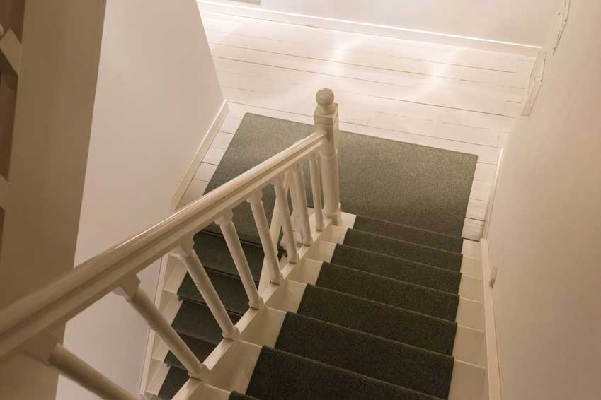 15er Set Stufenmatten Nizza Schlinge beige-braun Treppenstufen 